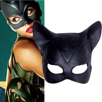 Sexy Cat Woman Selina Kyle Latex Mask