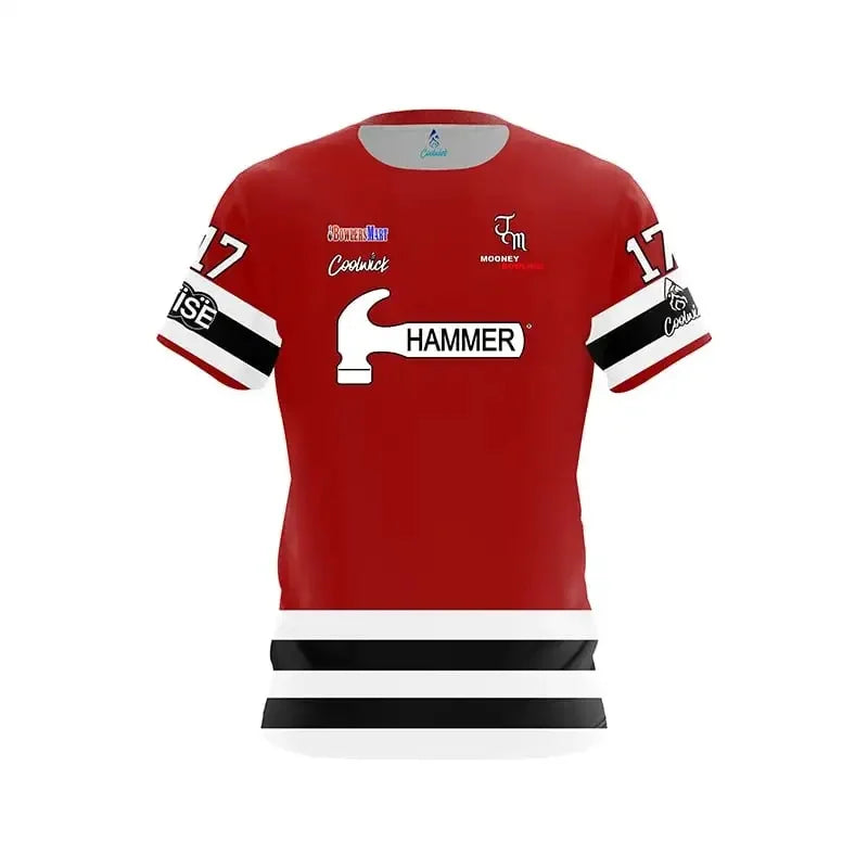 Hammer Swirl Graphic Performance Bowling Jersey
