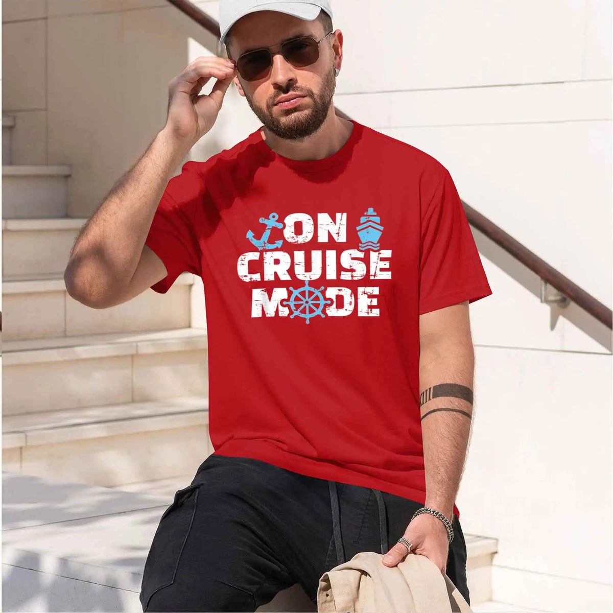 Men’s 100% Cotton Short Sleeve Graphic T-Shirt – Casual Breathable Summer Tee