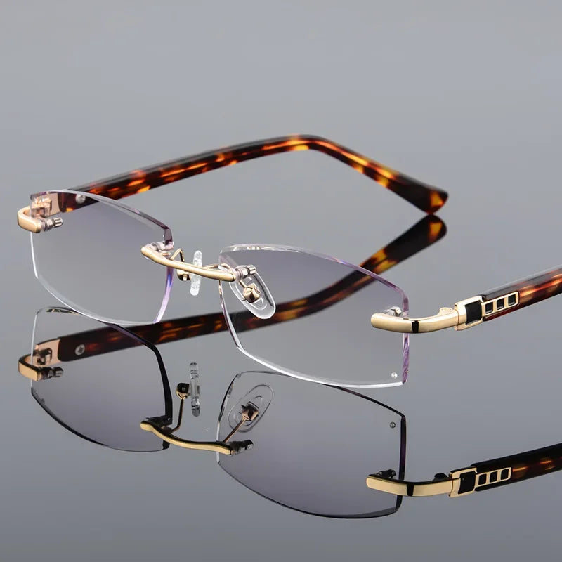 BEGREAT Designer Rimless Reading Glasses