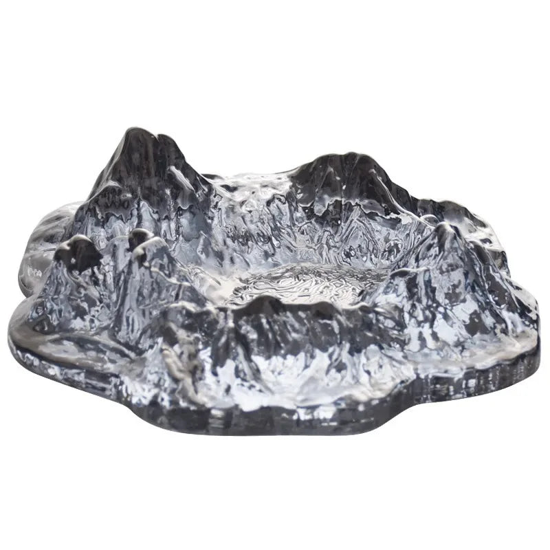 Glass Glacier Crystal Ashtray