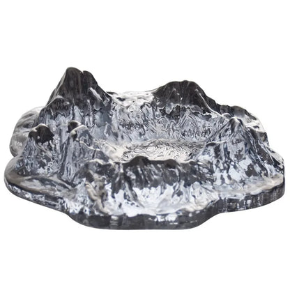 Glass Glacier Crystal Ashtray