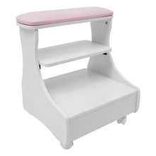 Pedicure Stool Foot Rest with Wheels