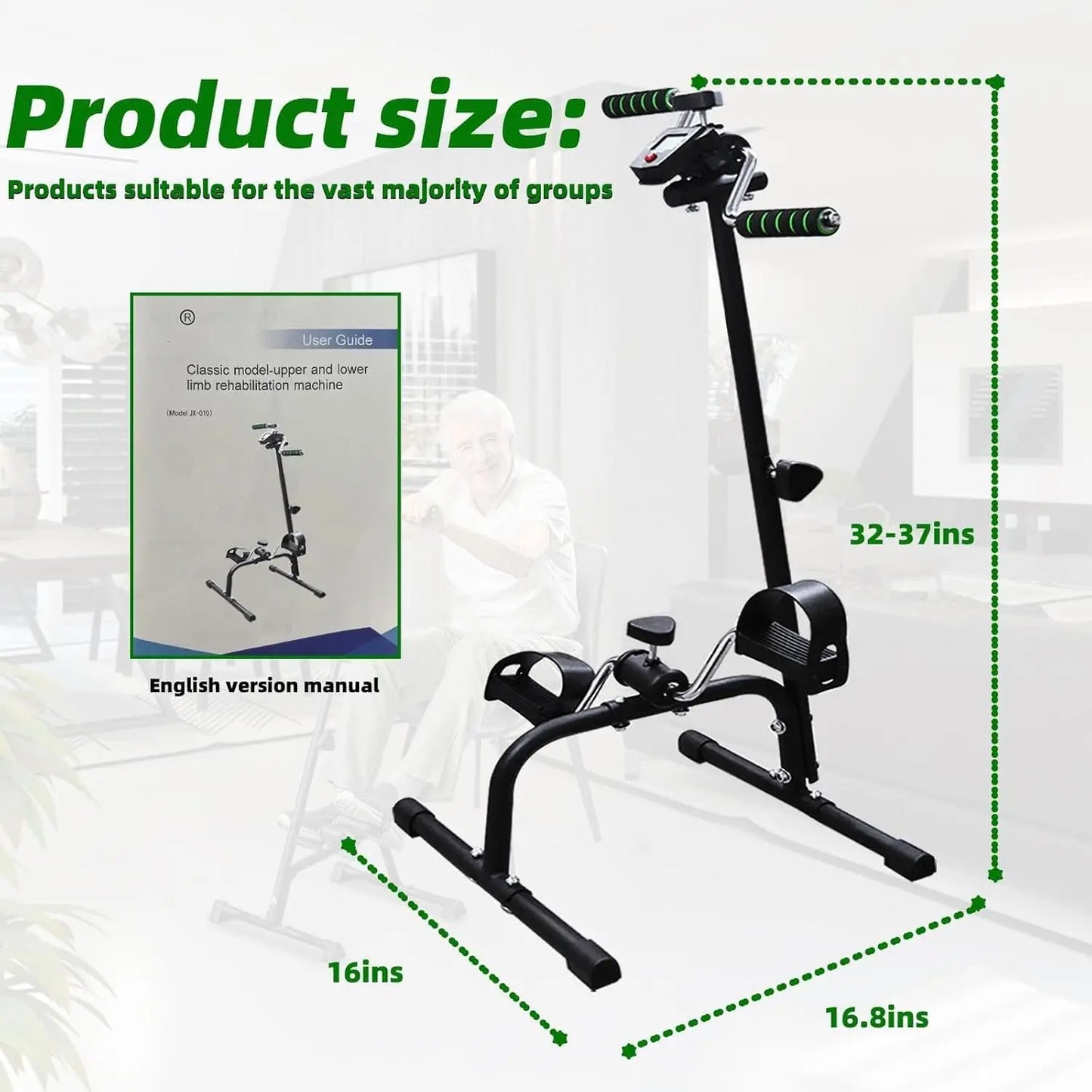 Hand Arm Leg and Knee Full Body Exercise Bike