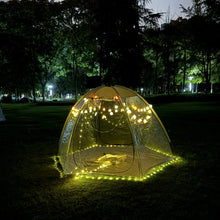 Transparent Waterproof Widened Double Door 6 Person Tent