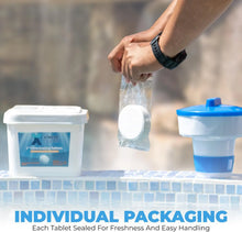 3" Swimming Pool Chlorine Tablets 99% Pure Tri-Chlorine