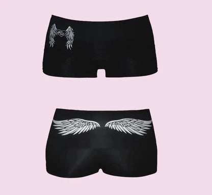 Retro Millennium Patterned Printed Shorts