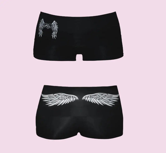 Retro Millennium Patterned Printed Shorts
