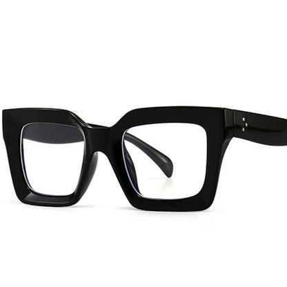 Vintage Oversized Square Anti Blue Light Reading Glasses