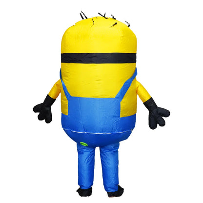 Cartoon Inflatable Overalls Robot Costume – Adult Inflatable Mascot Outfit for Halloween & Parties