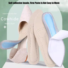 Leather Self-adhesive Insoles for Women High-heels