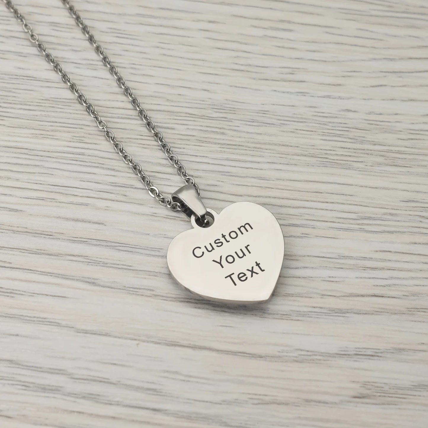 Picture Personalized Photo Love Heart Projection Pendant Necklace