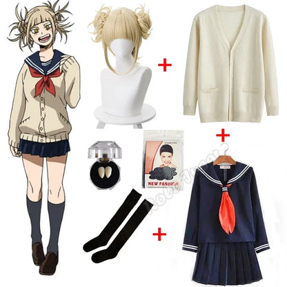 Himiko Toga JK Sailor Uniform Cosplay Costume Set
