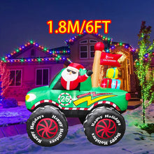 Inflatable Toys Santa Cartoon Vehicles Decorations