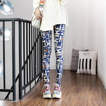 Casual and Colorful Leg Warmer Leggings