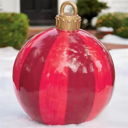 60cm Outdoor Inflatable Christmas Ornament Ball (PVC)