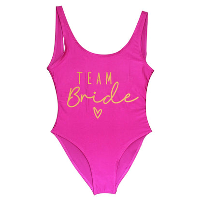Team Bride One-Piece Swimsuit