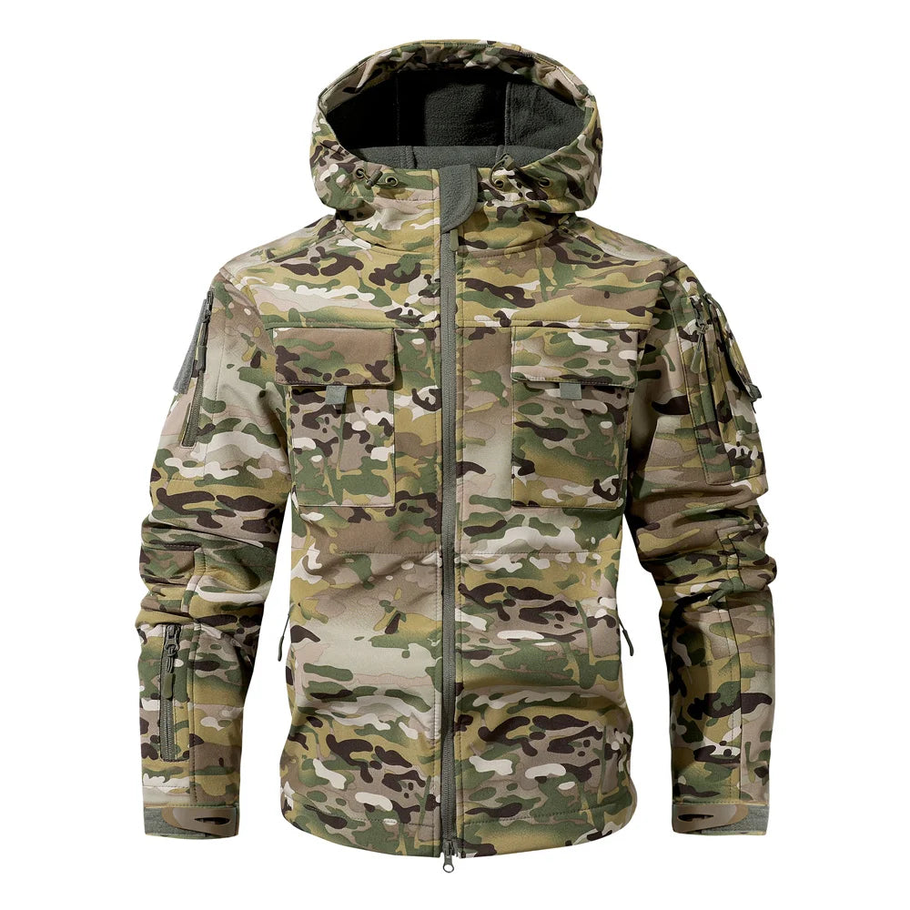 Softshell Fleece Lined Tactical Windproof Waterproof Jacket