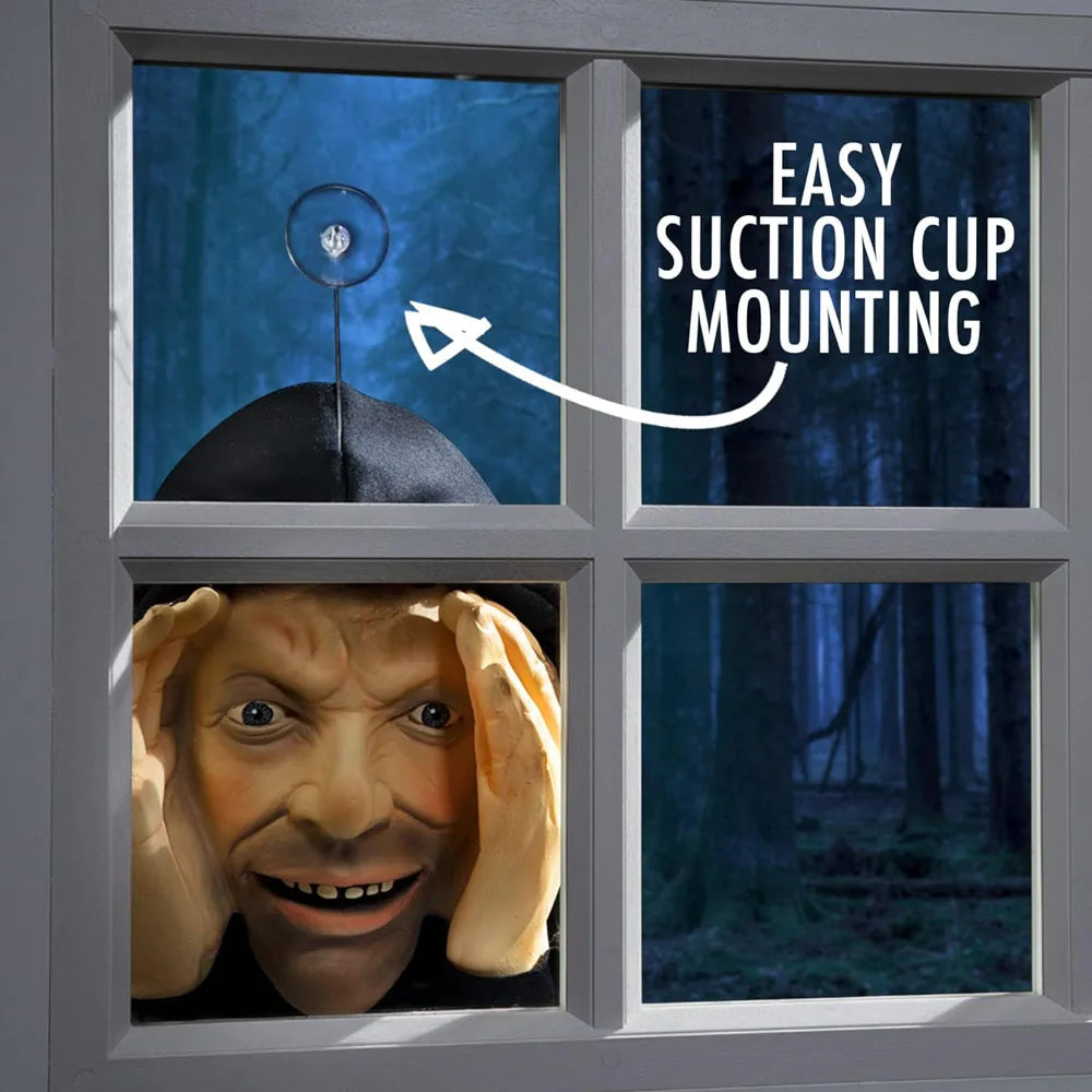 Scary Peeping Tom Window Hanging Halloween Decoration