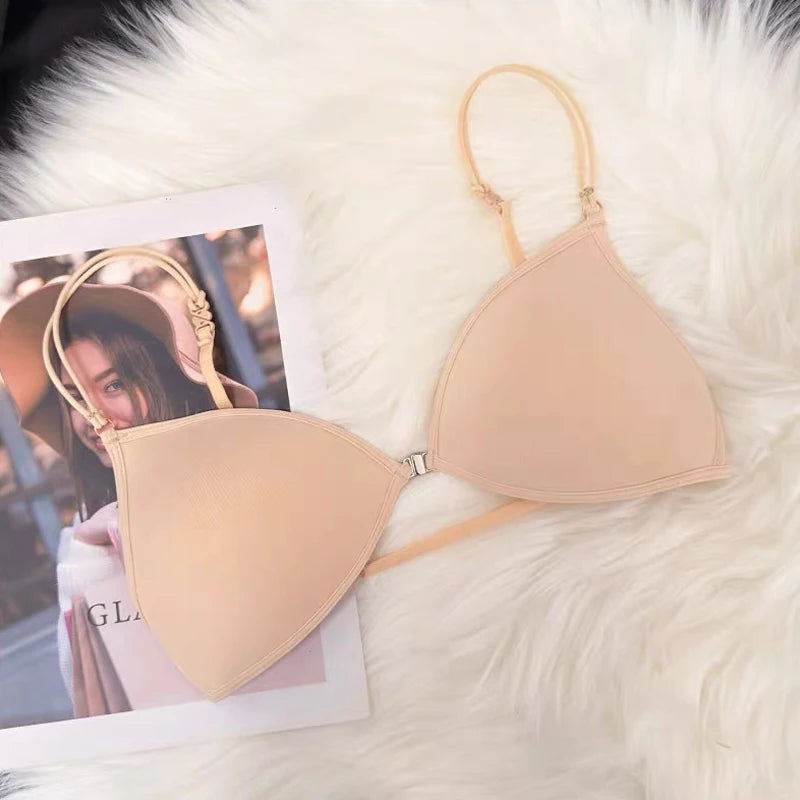 Women’s Front-Closure French Triangle Bralette