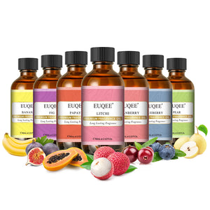EUQEE 60ml Sweet Fruity Fragrance Oils with Glass Dropper