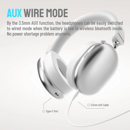 Monster Airstar AH100 ANC Bluetooth 6.0 Over-Ear Headphone with Active Noise Canceling