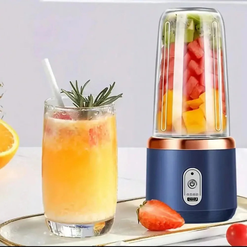 Portable Rechargeable Blender & Juicer Cup 380ml & Ice Crusher