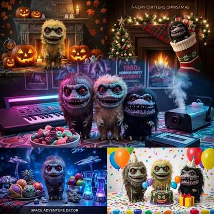 Realistic Movie Critters Monster Doll Figurine