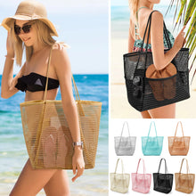 Mesh Large Capacity Foldable Beach Bag