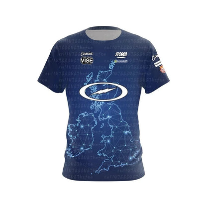 Coolwick Storm Floral Graphic Performance Bowling Jersey
