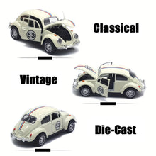 1:32 Vintage Die-Cast Volkswagen Beetle Race Car