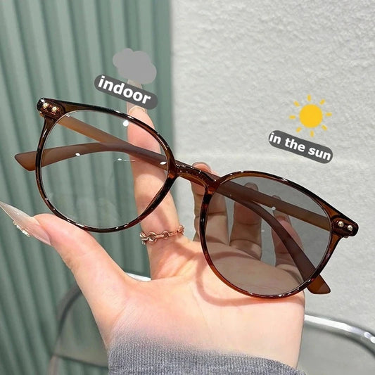 Oversized Photochromic Blue Light Reading Glasses