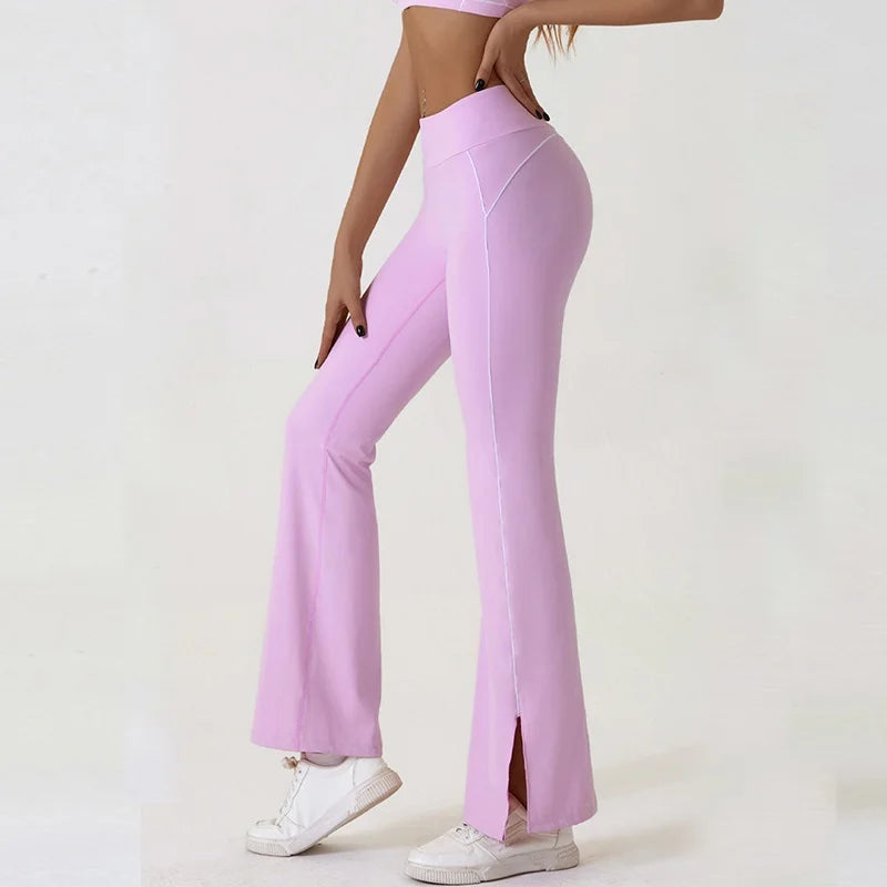 Cloud Rise Flared Leg High Waist Leggings