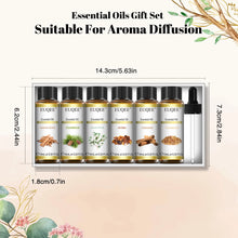 EUQEE 6 Bottles 10ml Pure Natural Essential Oils