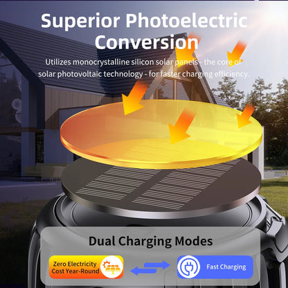 Solar Outdoor Mosquito Killer Lamp – Waterproof UV Electric Bug Zapper for Lawn & Garden