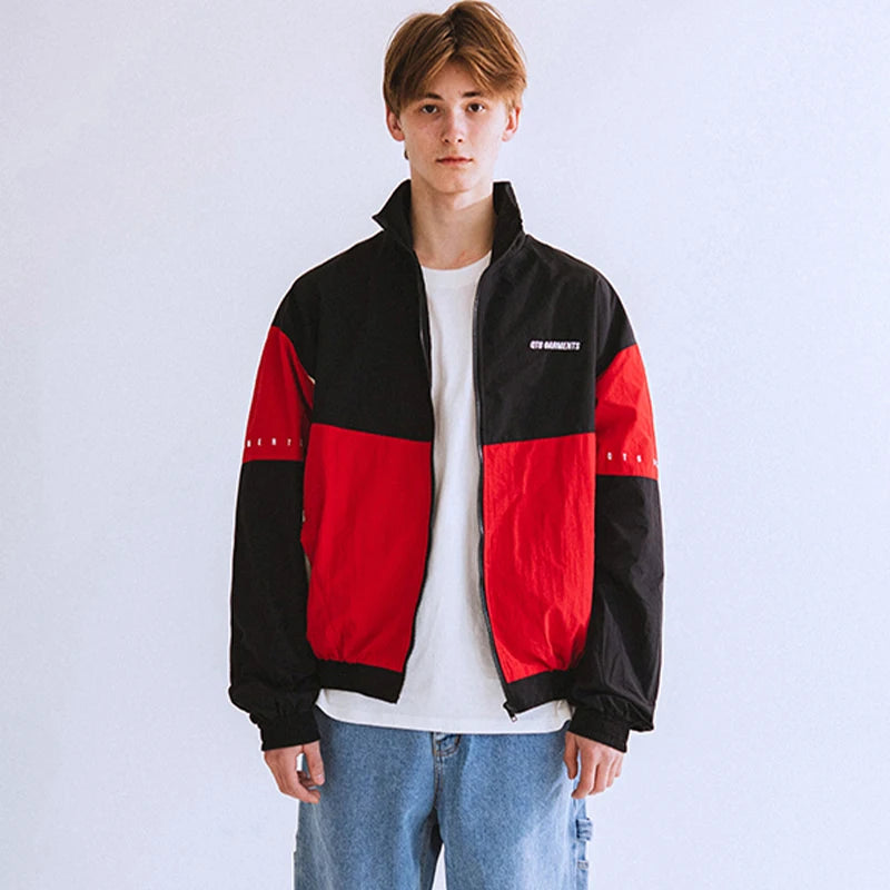 Ahn Suho Weak Hero Class Unisex Track Jacket – Retro Color-Block Streetwear Sports Coat
