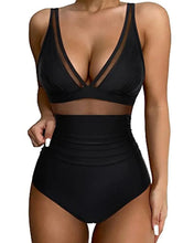 Solid One-piece Swimsuit