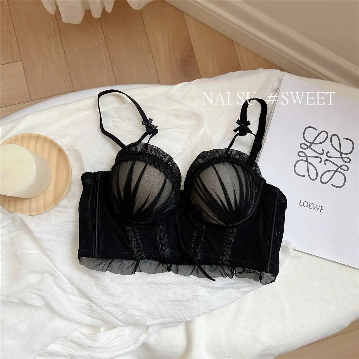 Wireless Lolita Bra Set