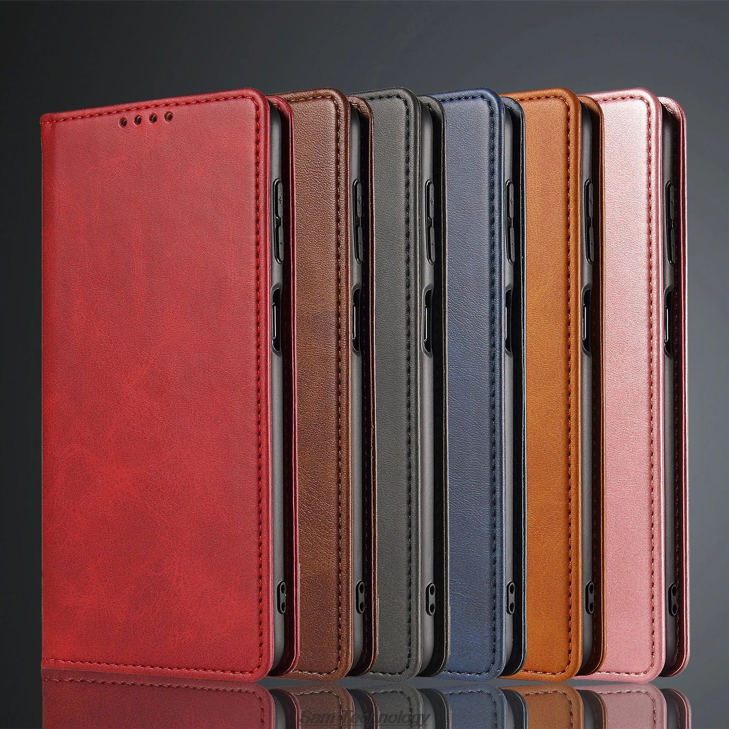 Magnetic Leather Case for Xiaomi Brand Phone