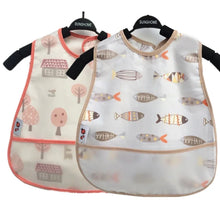 Cartoon Pattern Waterproof Feeding Bibs