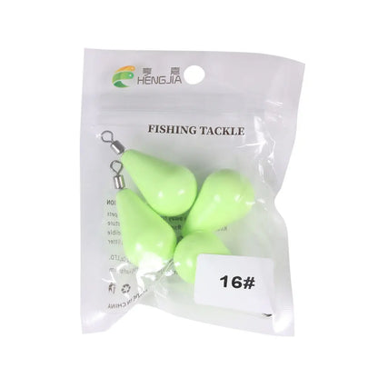 Luminous Olive-Shaped Water Drop Fishing Sinkers (12g-150g)