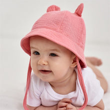 Solid Color Soft Baby Bucket Hat