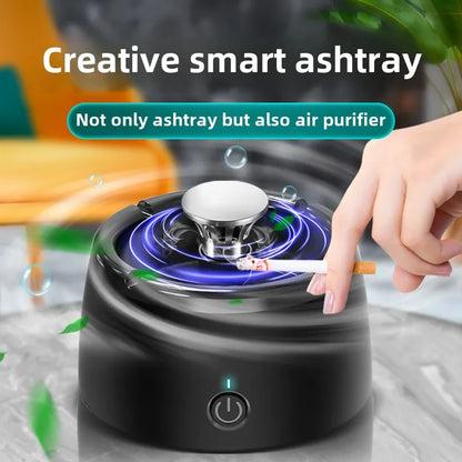 Rechargeable Ashtray With Air Purifier Function