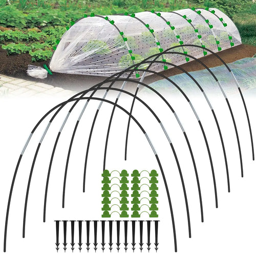 Greenhouse Hoops Folding Fiber Rod Set