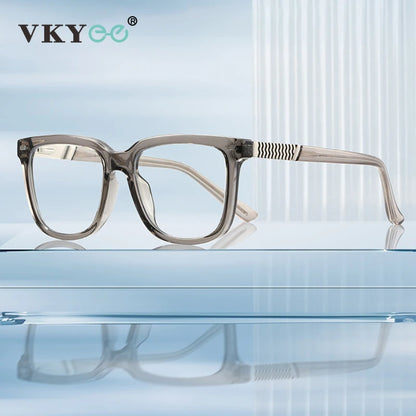 VICKY Retro Geometric Square Design Anti-blue Light Reading Glasses