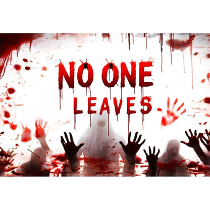 Scary Bloody Halloween Backdrop for Horror Photo Studio Props