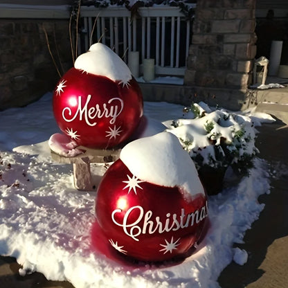 60cm Giant Outdoor Inflatable Christmas Ball Ornament