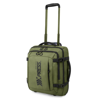 17" Carry On Lightweight Resistant Suitcase with Wheels