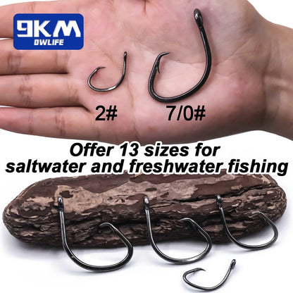 Strong Offset Wide Gap Circle Hooks
