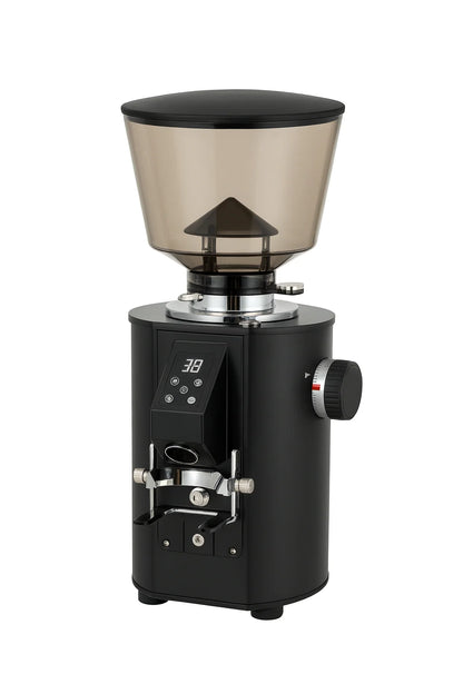 CAFOVO K-64S Electric Commercial 64mm Flat Burr Coffee Grinder 500g Hopper Anti-Static